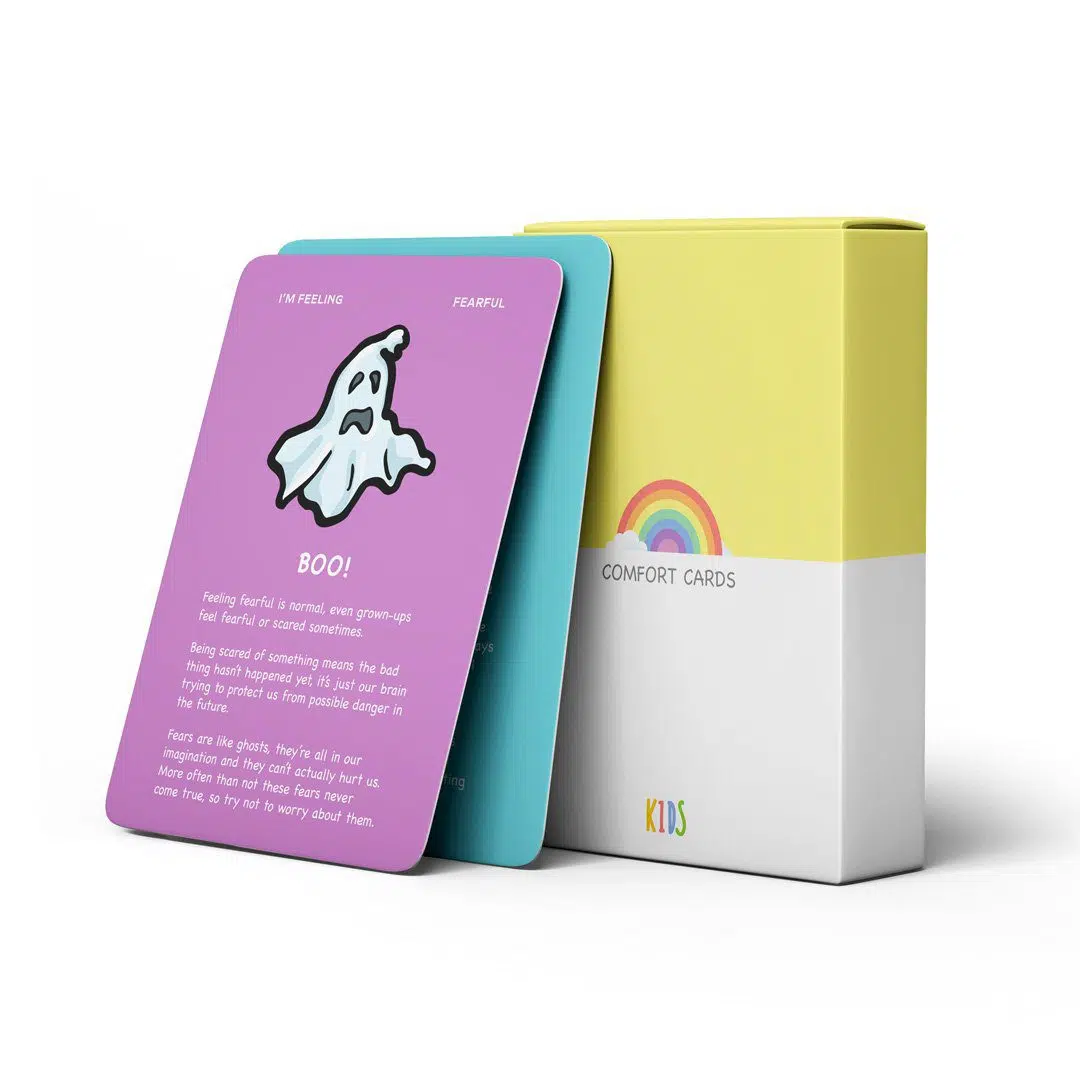 Comforting cards for growing healthy minds…