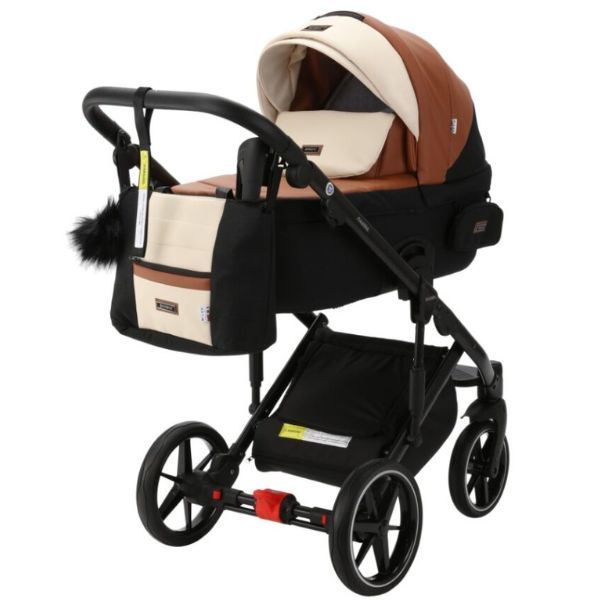 Bambini Prams MILAN Black with Black Frame ELLIOT