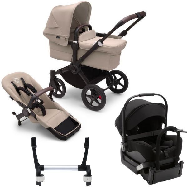 bugaboo turtle car seat with base & adaptors
