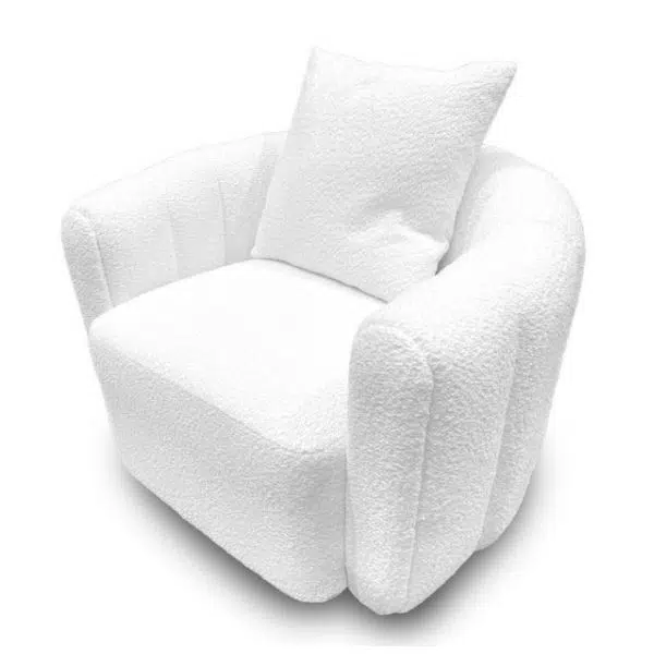 Eldita Daisy Rocking Chair White Boucle