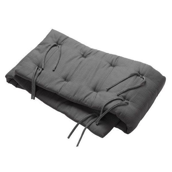 Leander Linea/Luna Cot Bumper Cool Grey