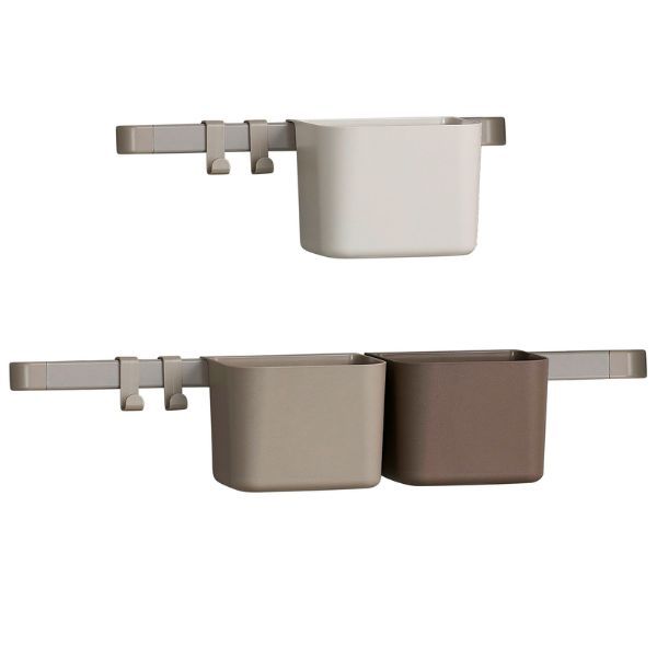 Leander 3 Piece Organisers Cappuccino
