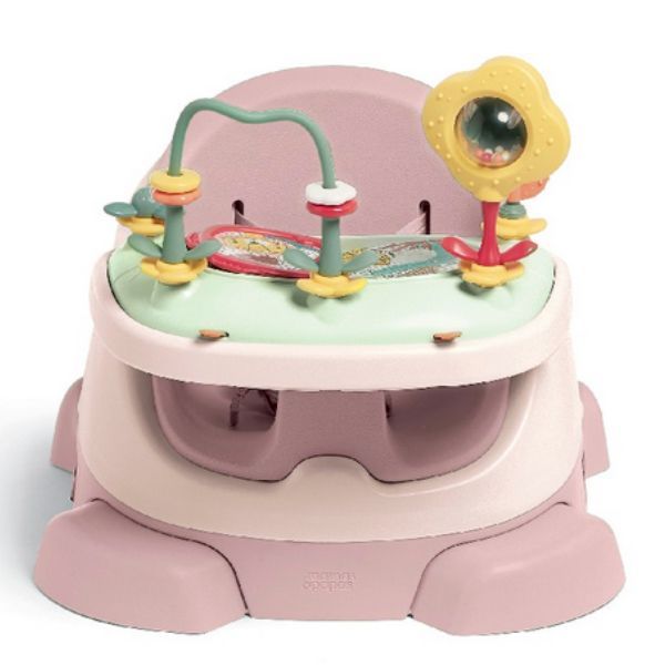 Mamas & Papas Bug 3-in-1 Floor & Booster Seat with Activity Tray Blossom