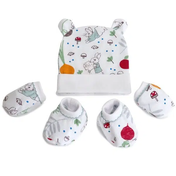 Bubba Blue Peter Rabbit New Adventure Layette Set 3pc Blue