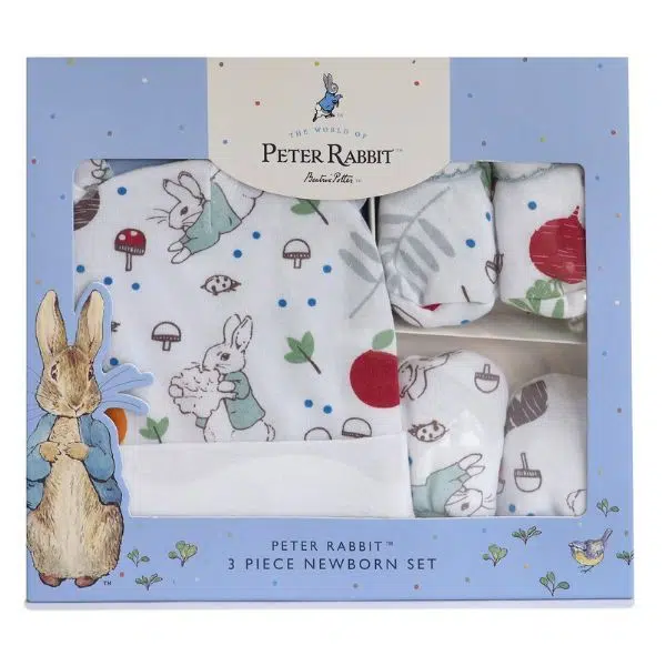 Bubba Blue Peter Rabbit New Adventure Layette Set 3pc Blue | Kiindred