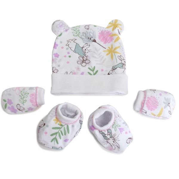 Bubba Blue Peter Rabbit New Adventure Layette Set 3pc Pink | Kiindred