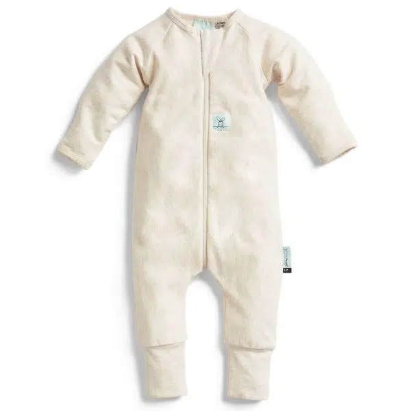 ErgoPouch Long Sleeve Layer 0.2 Tog NB Size 0000 Oatmeal Marle