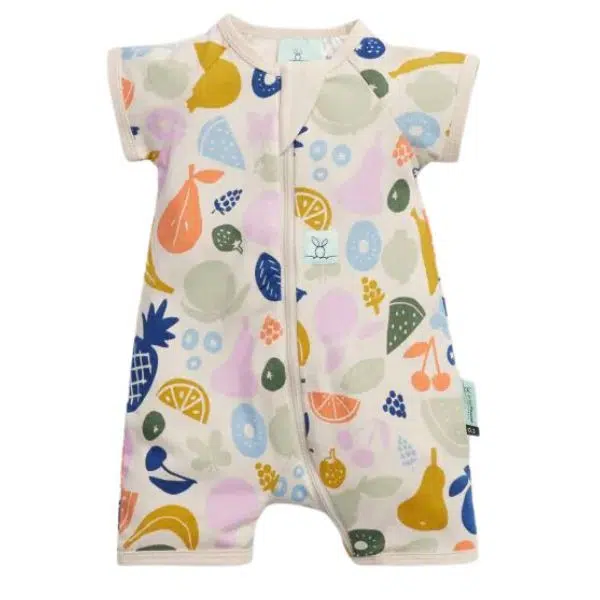 ErgoPouch Short Sleeve Layers 0.2 Tog 1y Fruit Salad