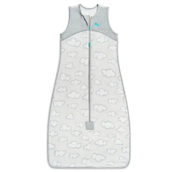 Love To Dream Organic Sleep Bag 0.2Tog Size 0-1 6-18 Months Daydream Grey