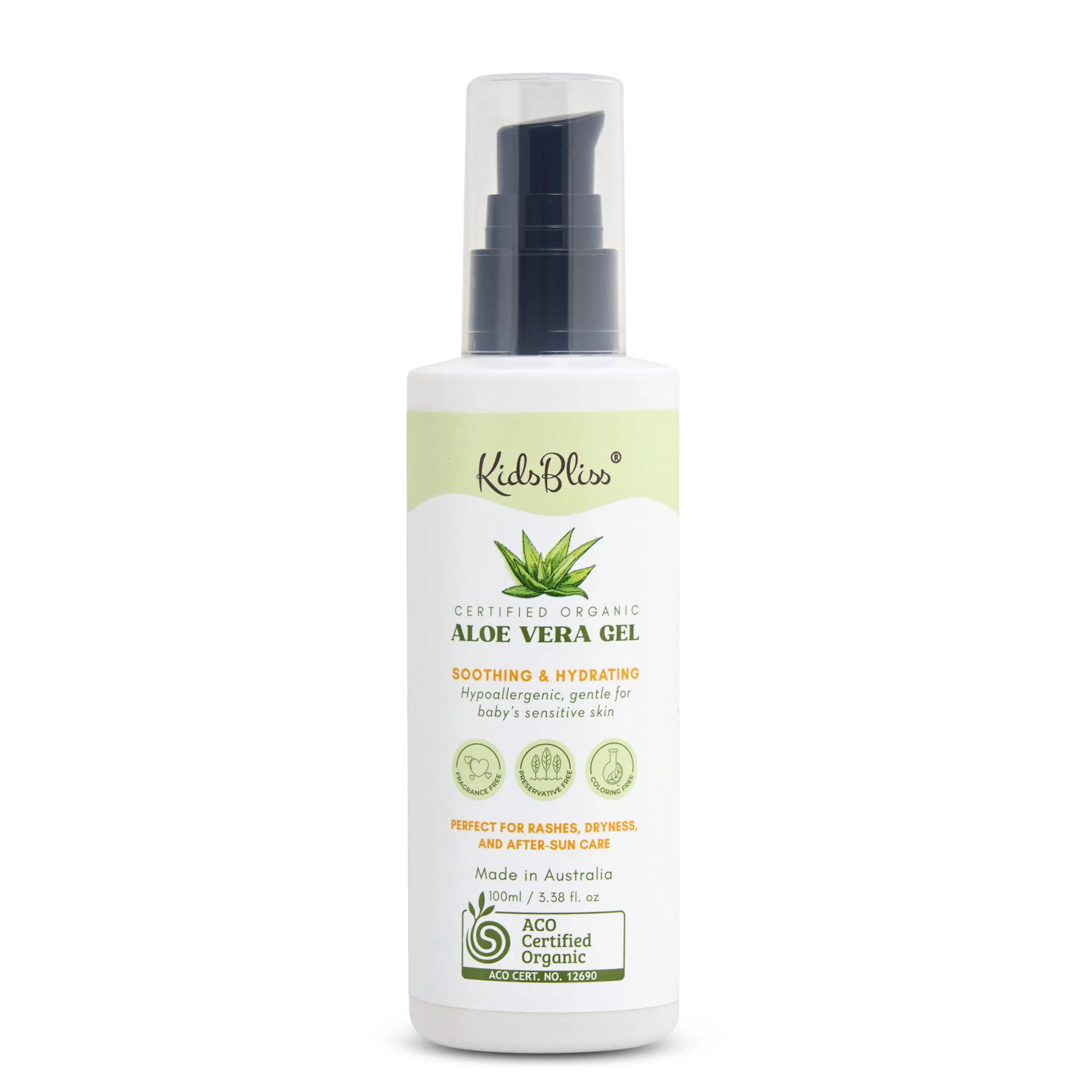 ACO Certified Organic Aloe Vera Gel 100ml