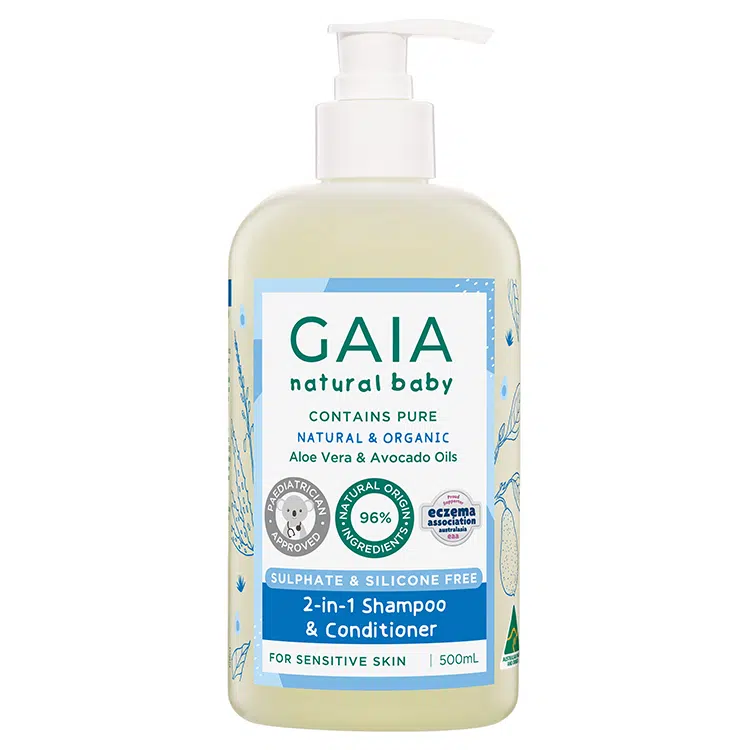 GAIA Natural Baby 2 in 1 Shampoo & Conditioner