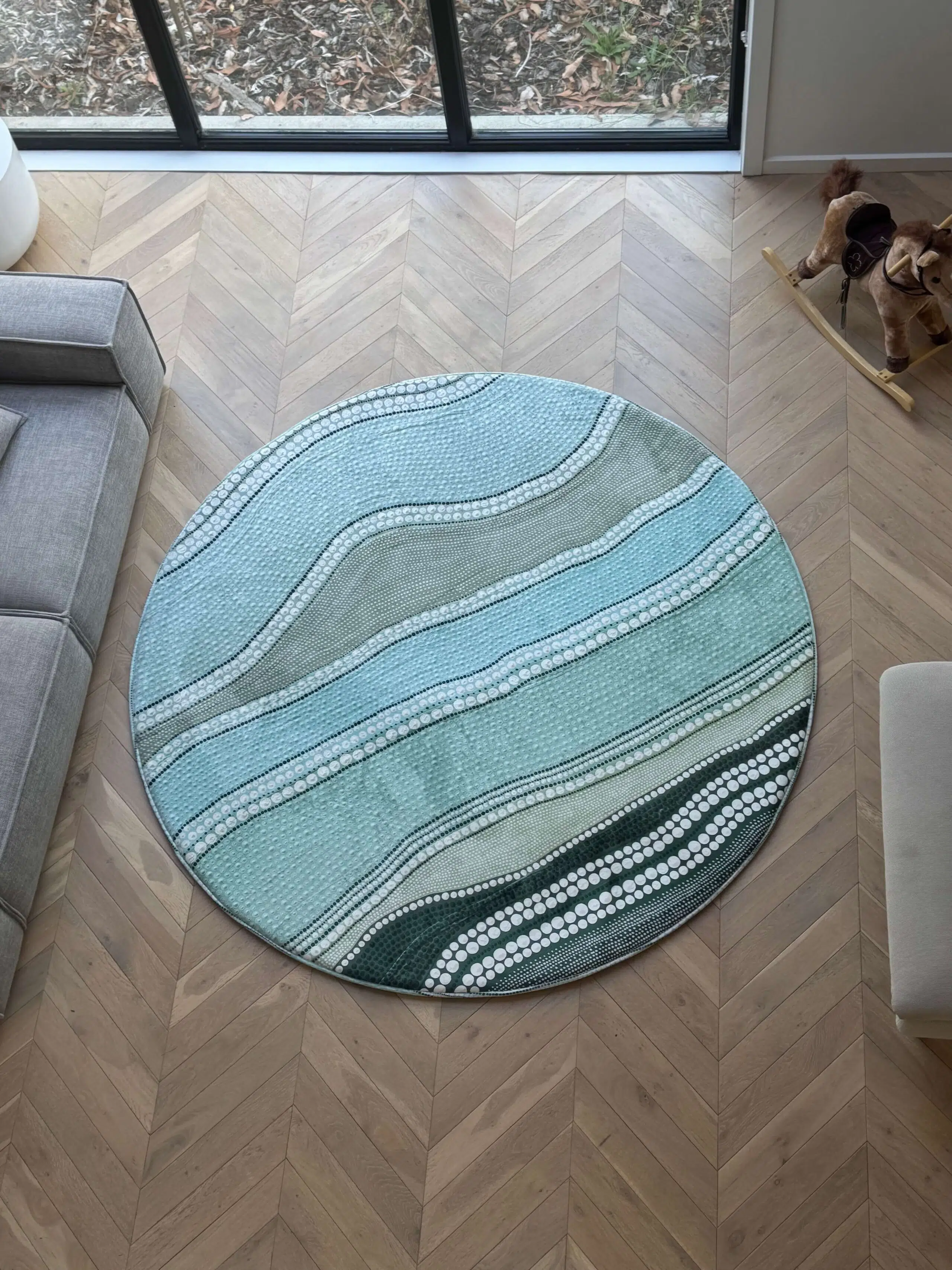 Girliny Girlinyji Reef - By Studio Lowana Snuggle Rug-Sensory Tatami Mat
