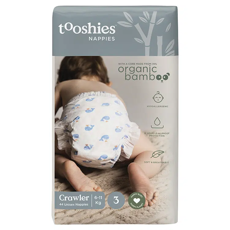 Tooshies Nappies with Organic Bamboo