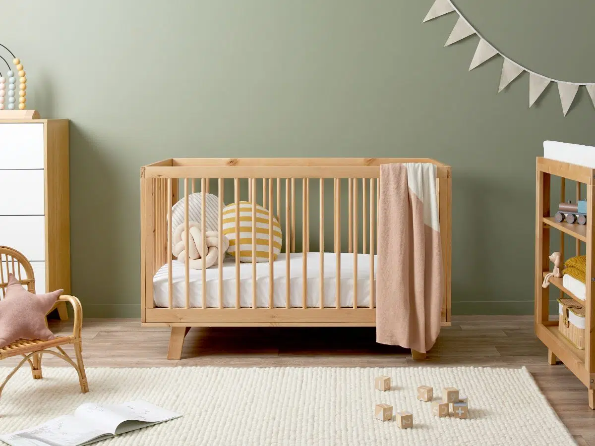 Aspen Classic Cot - Natural Birch