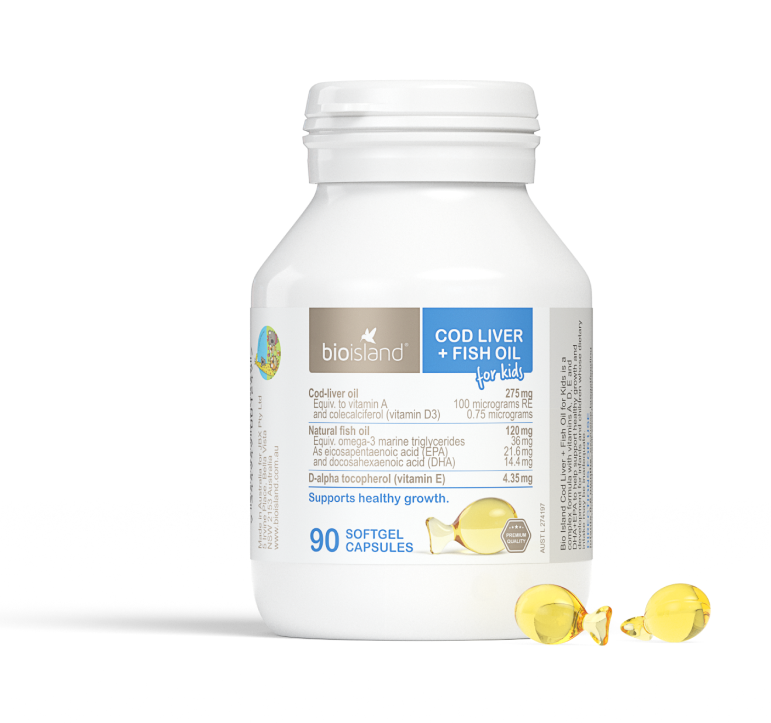 Bio Island Cod Liver + Fish Oil For Kids