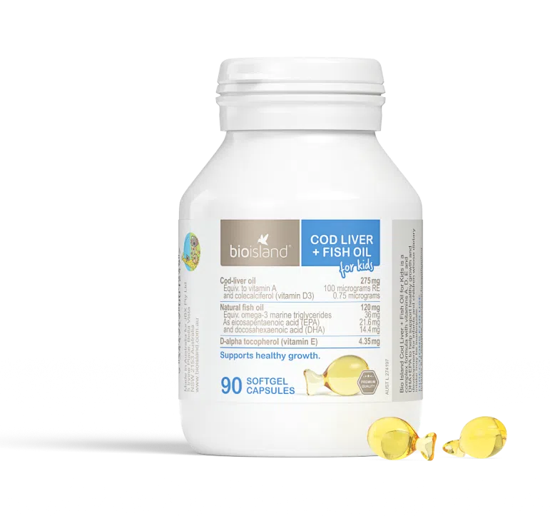 Bio Island Cod Liver + Fish Oil for Kids