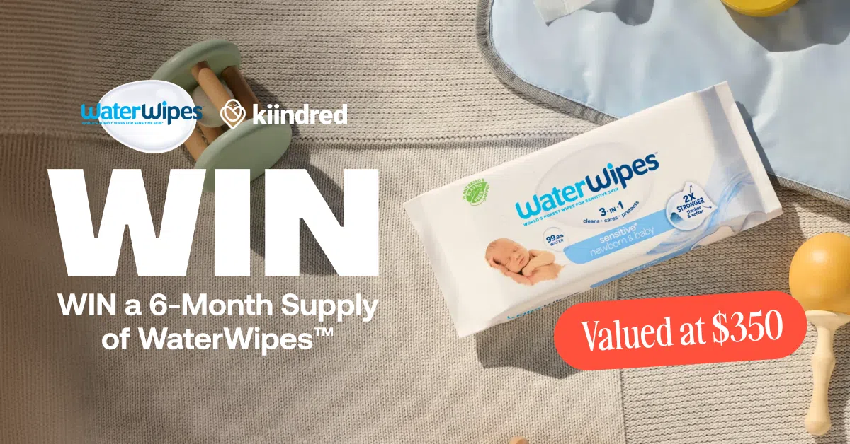 Win a 6-Month Supply of WaterWipes!
