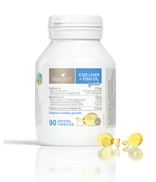Bio Island Cod Liver + Fish Oil For Kids