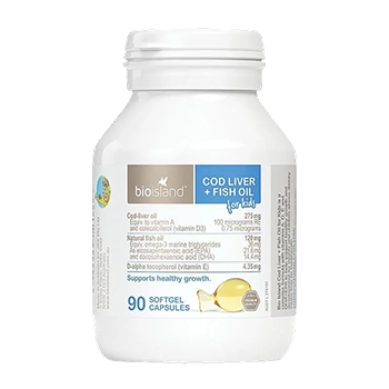 Bio Island Cod Liver + Fish Oil For Kids