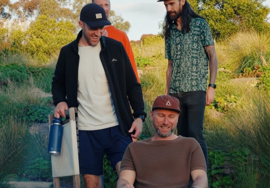 Dads, coming together