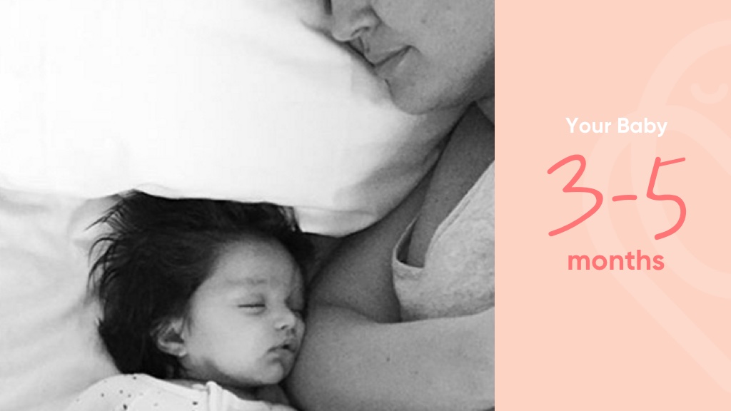 baby girl sleeping with mother
