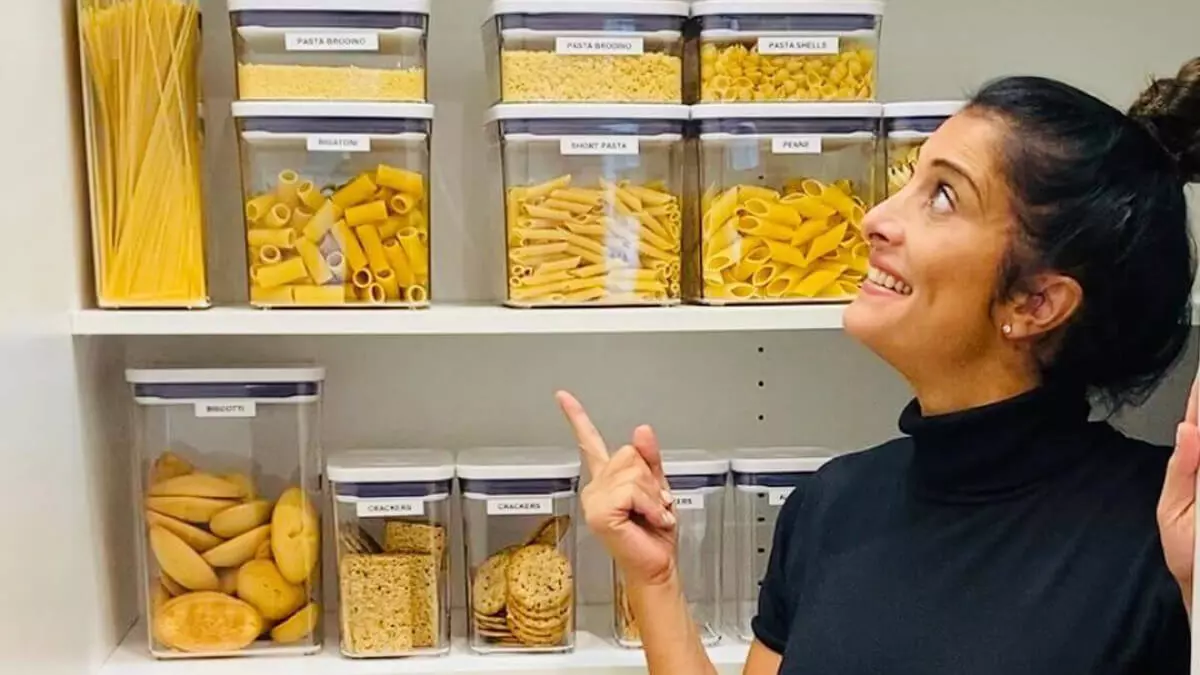 organizing pantry