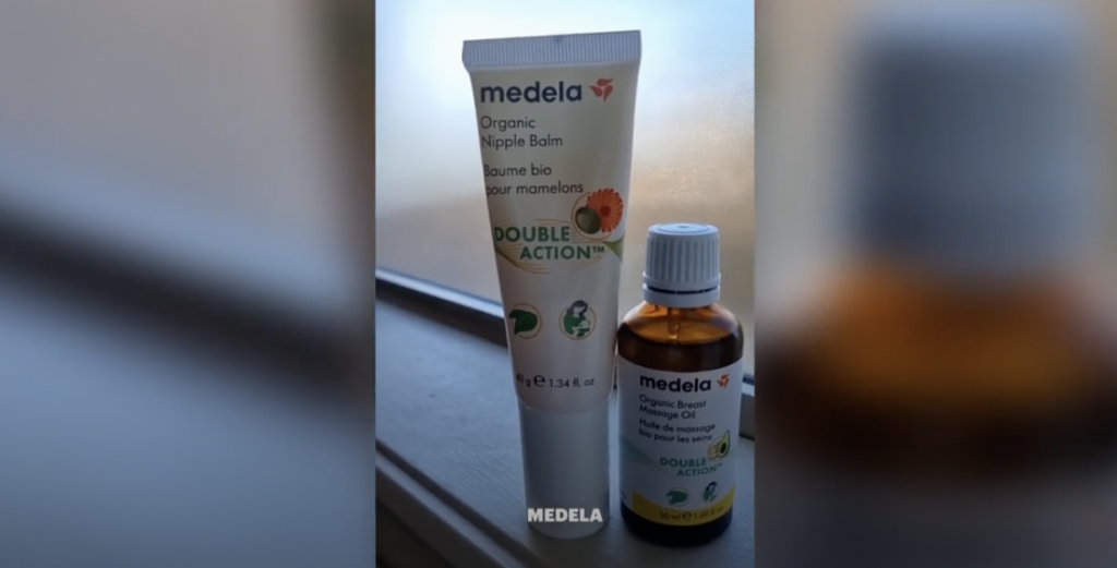 Medela's Organic Nipple Cream and Massage Oil are Mums' Best Friends!