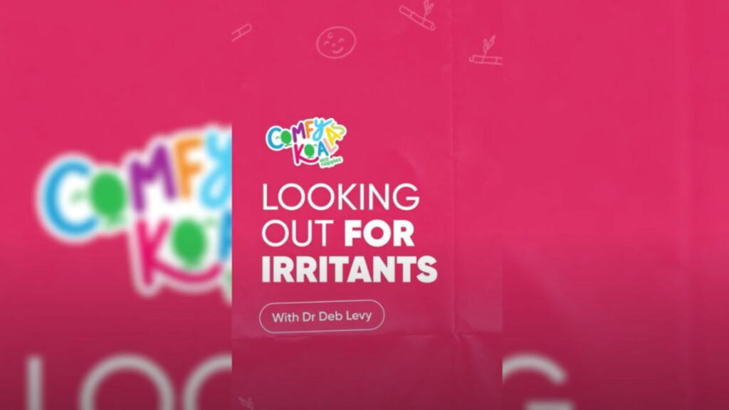 Looking out for skin irritants | Comfy Koalas