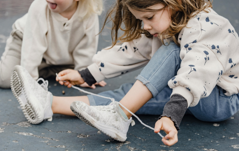 Image showcasing How to tie shoe laces for kids: A step-by-step guide | Kiindred